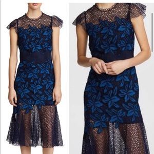 SEA New York midi dress size 6 blue